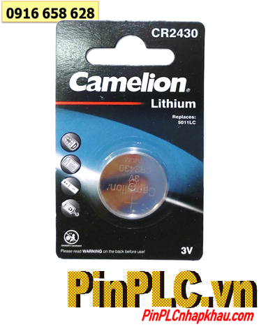 Camelion CR2430, Pin 3v lithium Camelion CR2430 chính hãng (Vỉ 1viên)